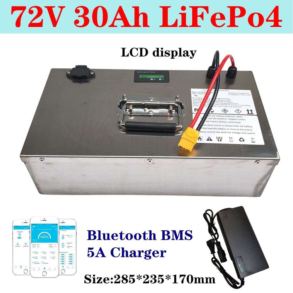72V 30Ah Lifepo4 Battery Pack - Batterie Lifepo4 améliorée 72V 30Ah 20Ah
