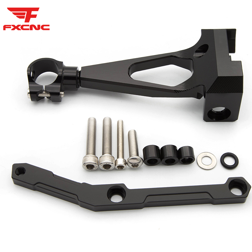 Steering Damper Stabilizer Kit Cnc - Pour Yamaha MT09 FZ09 2013-2020, kit