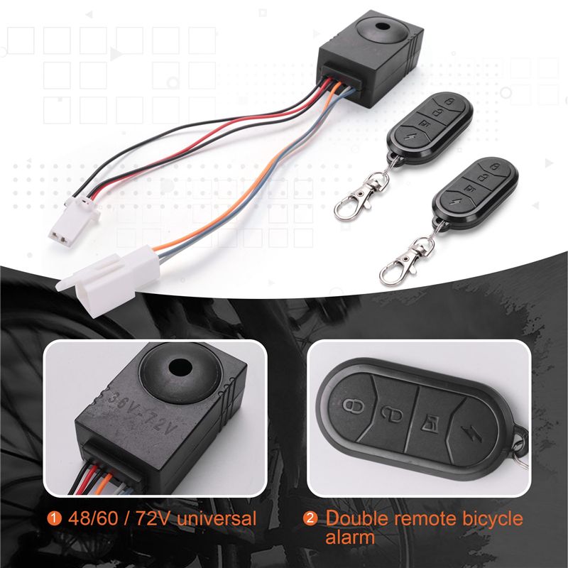 B49CEbike système d'alarme dou - 72V 45A Dual Controller avis et prix